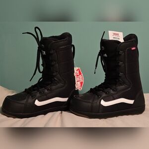 VANS Hi Standard -  Men's Snowboard Boots - Black / White Size 9